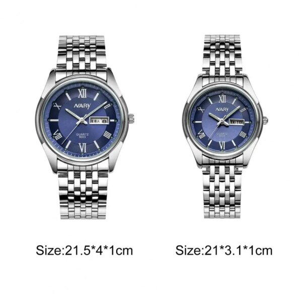 Sport Watch Waterproof Stainless Steel Waterproof Quartz WristwatchHeat Resistant Exquisite Jewelry Steel Strap Couple Watch