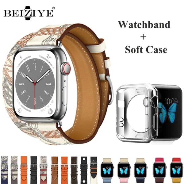 Stainless Steel Strap+Case For Apple Watch Band 42mm 38mm 40mm 44mm Bracelet For iWatch Series SE 9 8 7 6 5 4 3 Bumper 41mm 45mm