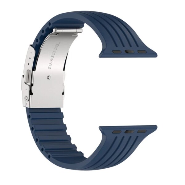 Strap For Apple Watch band 44mm 40mm 49mm 45mm 41mm 38mm 42mm 45 mm Silicone bracelet correa iwatch ultra 2 series 3 6 se 7 8 9