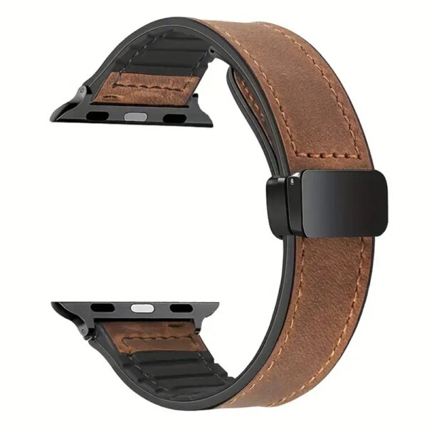 Strap for Apple watch band 44mm 40mm 42mm 45mm 49mm 41mm Genuine Leather bracelet correa iWatch series 9 8 7 6 5 4 3 Ultra SE