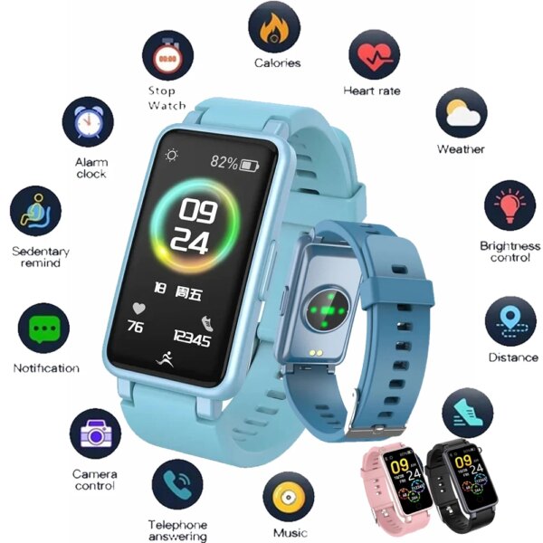 Style Men And Women Smartwatch Fitness Tracker Sports Watch Waterproof Smartwatch Heart Rate Monitor Blood Pressure Smartwatches