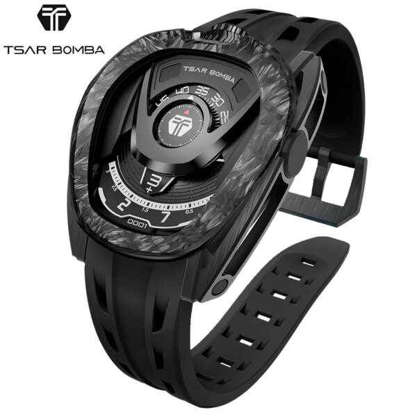 TSAR BOMBA fully automatic mechanical watch men's fashion trend luxury watch with luminous 100M waterproof watch