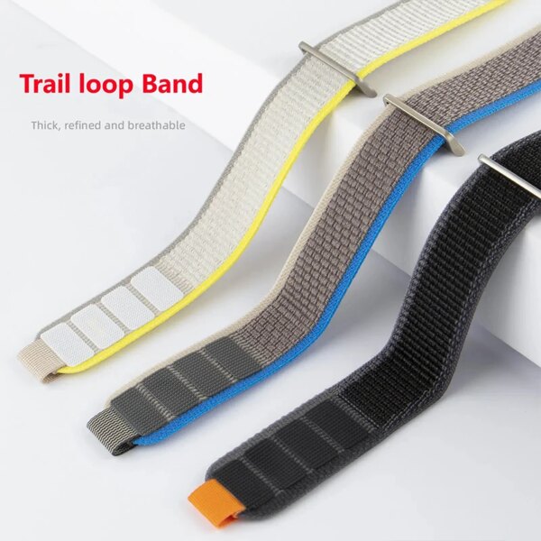 Trail Strap For Apple Watch Ultra 2 49mm Band 44mm 40mm 45mm 41mm 42mm 38mm Loop Bracelet iWatch Series 9 7 6 5 3 2 se 8 Sports