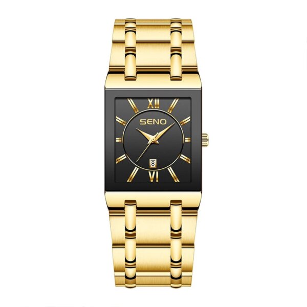 Trendy Square Quartz Watches Fashion Couple Watch For Men And Women Seno Luxury Watch In Stock