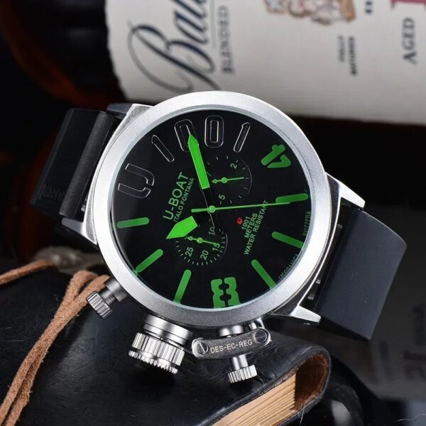 U-Boat Creative Design Big Men Watches Automatic Mechanical Business Movement Colour High Quality Watch Men Boat Uboat Watch