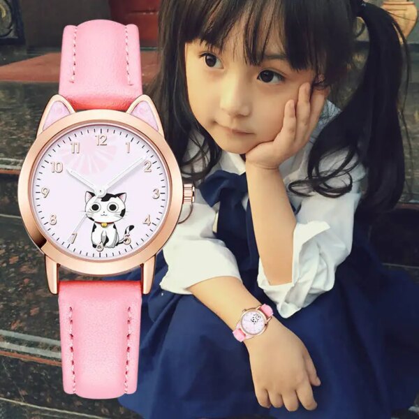 UTHAI BK44 Children's Children's Student Girl Analog Quartz Watch Cute