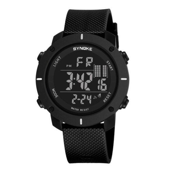 Watch Men Digital Electronic 50M Waterproof Swimming Military Watch Sport LED SYNOKE Relogio Masculino