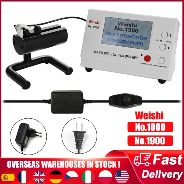 WeiShi No.1000/No.1900 Timegrapher Watch Testing Tool Watch Tester for Repairers Hobbyists Watch Test Repairing Tool Timing Test