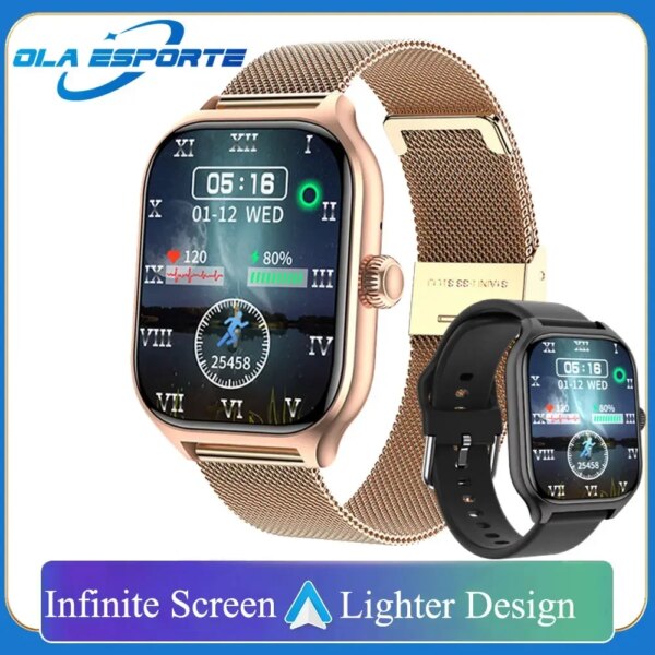 Women Smart Watch Men waterproof Sport Smartwatch Infinite Screen Bluetooth Phone Call Sport Bracelets Diy Watch Face PK H15 H13