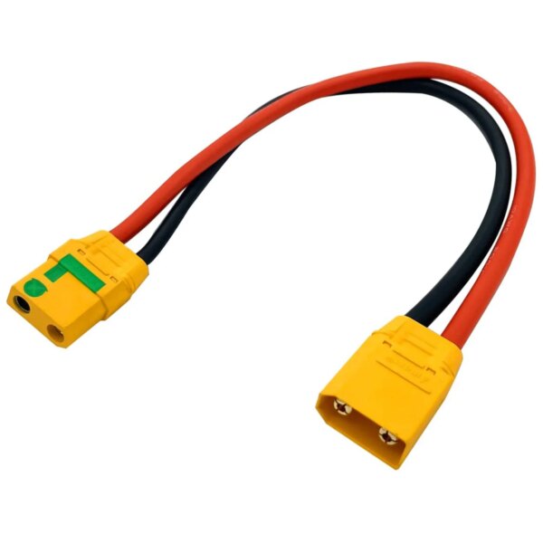 XT90-S Anti-Spark Female to XT90 Male Plug Extension Cable Silicone RC Battery FPV Power Wire 10AWG for Aircraft Model