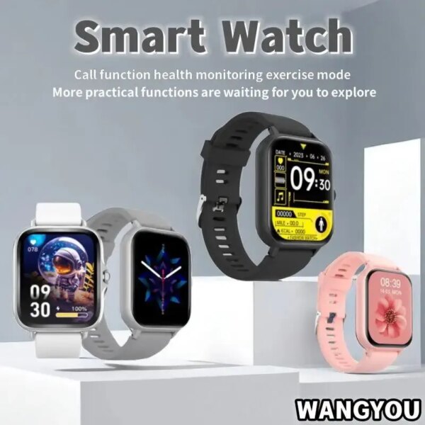 YJ62 New Smart Watch Full Touch Screen HD Fitness Tracker Metal Frame Fashion Sports Watch Suitable For IOS And Android