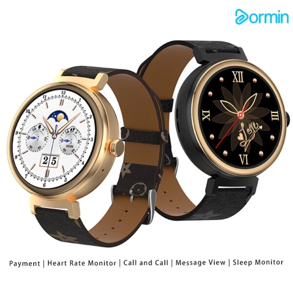 dormin Smartwatch Full Screen Bluetooth Calling Heart Rate Sleep Monitor Sport Models Smart Watch For Men Women+Box