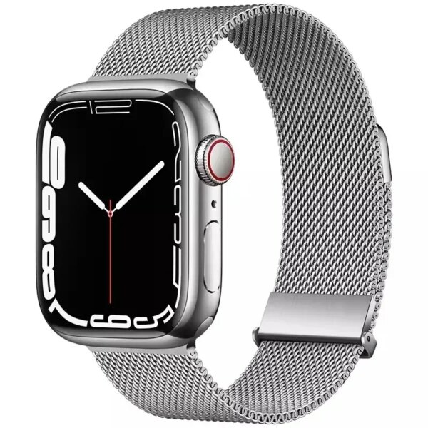 milanese Loop Band for apple watch Strap Ultra 49mm 45mm 44mm 41mm 40mm Metal Wristband bracelet iwatch series 3 4 5 6 7 8 9 SE